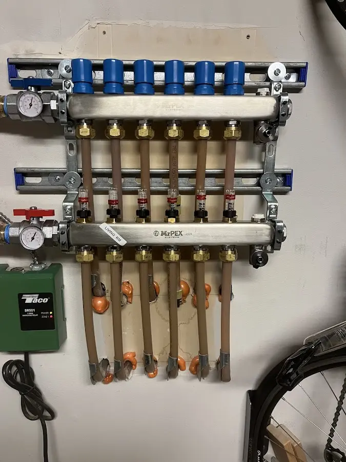 Plumber performing Water Heater Repair at a residential property in North Barrington